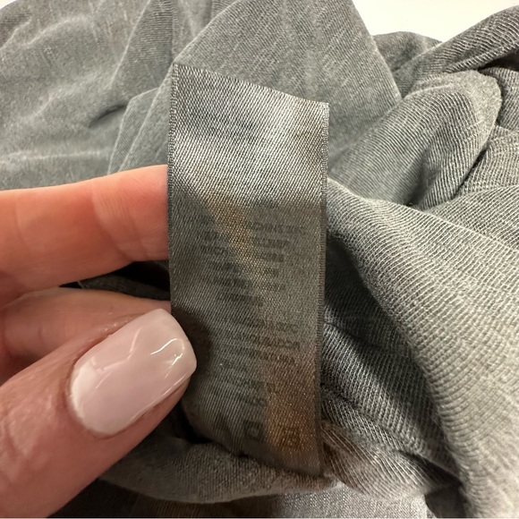 NWT Sundry for Anthropologie Shirred Puff Sleeve Dress in Carbon size m - Picture 7 of 16